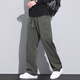 Qiao Yumeneng American Modemarke Arbeit Hosen Männer loser Herbst und Winter Fallschirmjaoperhosen 2024 Frühlings- und Herbst-Neu- und Freizeithosen 9856-Green M Händler 90110jin [Jin gleich 0,5 kg]