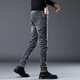 Jeep Spirit Jeans Spring and Automne New Business Business Business Elastic Casual Colters Men 1049R Gray plus 28