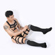 Jiangzhong livraison privée sous-vêtements pour hommes string SM une pièce collants de bondage GAY bar gay disco pantalon de bondage noir sexy taille unique