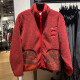 Nike (Nike) Jacket Men's Clothing Spring 2025 CNY Dragon Year Limited New Tre-Hook Imitation Lamb Standing Collar Sports Casual Clothing FZ6194-677 Rojo L