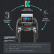 YOU MEI commercial treadmill F90 multifunctional fitness training folding noise reduction (supports HUAWEI HiLink) supports HUAWEI HiLink-blue screen single function