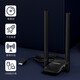 翼联（EDUP）1691免驱版 1300M千兆5G双频 USB3.0无线网卡笔记本台式wifi接收器 EP-1691