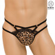 Sexy underwear thong suspenders men's sexy underwear men's leopard print sexy lace three leopard print one size