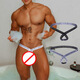Herren -Tanga sexy Unterwäsche Ring Single Tanga Unterwäsche Herren schwarz l