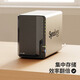 群晖（Synology）DS224+ 四核心 2盘位NAS 网络存储服务器 企业级私有云盘 磁盘阵列 局域网团队办公 文件共享备份  DS224+配希捷酷狼Pro 4T×1块
