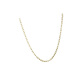 Xue Cong Korean pure 14k gold gold necklace versatile simple O-shaped plain chain naked chain sweater chain clavicle chain k pure gold necklace 42cm 1.5mm