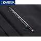 凯撒（KAISER）银蓝水貂内胆派克服男貂皮大衣连帽尼克服整貂皮草风衣干部外套冬 黑色银蓝（袖子加水貂） 180/2XL 适合体重145-160斤