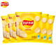 乐事（Lay's）薯片小包装12g多口味原切膨化食品整箱办公室零食大礼包休闲食品 【16包】经典原味12g