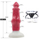 FAAK HEUNE DE NOUVEAU COULEUR MIXE COLOCE SILICONE MENS ANIMALES ANIMALS Les hommes et les femmes portent un pénis animal