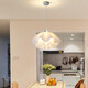 Grand View Garden (DGY) Cream Style Hauptschlafzimmer Deckenleuchte kreative Esszimmer Lampe einfache Blumenstudie Kinderzimmerlampe Guangdong Zhongshan Lampe 9735-Decken 35 cm-drei Farblicht