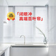Jiayouyou aluminum alloy blinds can be installed without drilling for office bathrooms. High-end waterproof blackout lifting roller blinds can be customized (beaded style) (bright) pearl white.