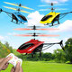 
Remote-controlled aircraft, helicopter sensing drone, drop-resistant smart aircraft, elementary school students, small children's toys flying, classic blue helicopter + handle dual-mode remote control