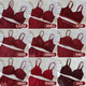 Französisch Jerrie Mock Native Jahr Unterwäsche Frauen Unterwäsche Braut Hochzeitset Koi Lucky Color Brand Spitze kleine Brüste sammeln sexy charmante BH -Cover W6630 70A = 32A