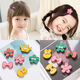 Lingchuan Korean children's bangs stickers baby Velcro stickers magic stickers sticky head stickers cute little girl broken post cartoon hair accessories small flower cloud 8-piece set