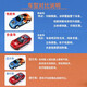 Children's toys mini alloy car iron car model metal retraction scooter set boy gift alloy car 1 pack [random color]