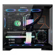 AMD Ryzen R9 9950X assembly computer host RX9070XT/RTX5080 gaming e-sports host modeling rendering design 4K editing desktop computer DIY assembly machine R9 9950X+RTX5070 12G configuration two single host