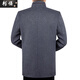 Chaoyunyue Middle-Edy Menure Wool Wool Chaqueta de collar y ropa de papá Daddy Autumn and Winter, además de la chaqueta de vellón gruesa 806 Borgoundy Thin Style M 170/88a recomendado 80-110Jin [Jin equivale a 0.5 kg]