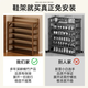 Zhushanxia Dormitory Shoe Rack Home Door Multi-layer Installation-free Shoe Cabinet Floor-standing Storage Rack Simple Storage Cabinet for Shoes in the Living Room No Installation Reinforcement Upgrade Camellia Color 6 Layers 90cm Long