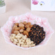 Shengguangda Creative Fruit Plate Living Room Home Simple European Refreshment Plate Petal-shaped Candy Plate (Small Size)