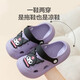 Made in Tokyo, Kulomi Children's Slippers Summer Men's Cave Shoes Girls Cartoon Bathing Infant Home Furnishing Purple 30-31