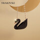 Swarovski (SWAROVSKI) SWAN Black Swan Large Women's Necklace for Girlfriend Birthday Gift for Girlfriend 5204134