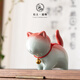 Tao Yunshang boutique cute ceramic kitten tea pet tea table tea table tea art ornaments trinkets tea toys tea set accessories gifts Xiaofu Cat-Mao Ni Xiaohuo