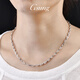 GsunG platinum necklace men's PT950 new style pig nose necklace fashionable shiny platinum women's necklace 8-character chain priced by gram contact before bidding