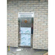 Qilicai 304 stainless steel door single door household rural balcony door double door stainless steel anti-theft door entry door 890*2000 outside left opening (right lock)