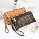 Changyin Nouvelle version coréenne Simple Femme's Clutch Casual Versatile Femme pour femmes Mobile Portefeuille Portefeuille Hand Grab Sac à main à la mode 521 Mètres blancs