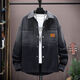Zhidoudou Herren-Denim-Jacke-Gradientenfarbe 2024 Frühlings- und Herbststudienmarke HEITEL LOSSE VERSATILE JACKE TOP 6623 ONE SIZE M (90-105JIN [JIN GEBEN 0,5 KG])