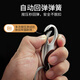 博友不锈钢汽车钥匙扣钥匙扣男士腰挂简约创意钥匙链个性挂件礼品 A5850钛合金