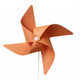 Small windmill decorative windmill diy handmade material package kindergarten creative production painting small windmill children's assembly origami toys white hollow rod 20 pieces