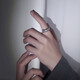 MOLC European and American ring men's trendy single ring simple index finger personality light luxury niche hip-hop ring birthday gift R0191 <Rime Ring> No. 9