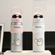 Beiyipin Chiikawa Peripheral Thermos Cup Jiyikawa Double Drink Thermos Cup Edelstahl Hochwertige Mädchen Strohhalm BXAG10975 Jiyikawa 550 ml- [Mondlicht weiß]