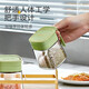 Double gun (Suncha) seasoning jar set combination seasoning box kitchen household salt shaker seasoning bottle jar seasoning bottle storage box Morandi white 300ml
