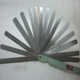Feeler gauge single piece feeler gauge piece thickness 0.02-1.0mm spring steel gap gauge feeler gauge piece length 100mm-300 100 length 0.05