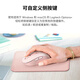 罗技（Logitech）M750M 通用版鼠标 无线鼠标 静音鼠标 对称鼠标 粉色 带Logi Bolt USB接收器