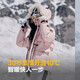 Bosideng Extreme Cold Goose Down Down Jacket Women's Large Fur Collar Hooded Short Waist 90 Velvet Versatile Warm Jacket