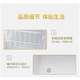 Chigo Freezer Commercial grande capacité à double porte Horizontal Freezer Large Freezer Freezer Supermarket Display Cabinet Bass Saving Old Trade-in [Commercial Freezer] Digital Display Temperature Control 728L
