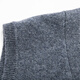Hengyuanxiang Autumn and Winter Men's 100% Pure Wool Vest Winter V-neck Wool Sweater Sleeveless Knitted Sweater Cardigan DNDS-55607 Minghua Gray XL (175)