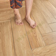 Feikeda imitation wood grain ceramic tiles living room wood grain strip floor tiles 150X800 bedroom anti-slip balcony tiles 15861 150mm800mm