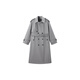 Peacebird [même style dans le centre commercial] Vêtements féminins 2025 Spring Nouveau Silhouette Windbreaker Silhouette A1Bef1396 Gray M 160