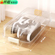 Plastic shoe box storage box transparent shoe box shoe cabinet storage shoe rack internet celebrity side opening storage space saving thickening 1 trial model only sent one single fragrance tablet + drying tablet set