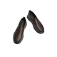 
Red Dragonfly Left Month Casual Leather Shoes 2025 Spring Men's Slides Casual Shoes Middle-aged and Elderly Shoes WTA15124 Brown 43