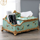 Yonghuan European Multi-fonction Tissue Multifonction Boîte de tissus salon Boîte de cartes ménagers American Retro Retro Control Rangement 1047 Blue Oriole Blossom Vertical Draw