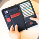 Bolsa de pasaporte de viaje al extranjero, billetera, bolsa de almacenamiento de pasaporte, clip de pasaporte, almacenamiento de viajes, billetera de identificación en el extranjero, boletos de aire, tecnología gris (sin capas) Bolsa de pasaporte antirrobo
