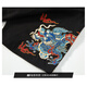 Denon Supreme Camiseta de manga corta La marca de la moda de la moda de la moda de la moda y la mujer es como un bordado de bambú roto estilo chino algodón puro pareja suelta camiseta de manga corta 691 código M negro (recomendado 95-115 Jin [Jin equivale a 0.5 kg])