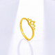 Saturday Fortune Pure Gold 999 Crown Gold Ring Girl Birthday Gift Price AB012117 Live No. 14 About 2.08g