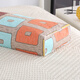 Yimax whole head single student dormitory bed neck protection rice husk hard pillow core with pillowcase home adult cervical small square pillow dark green flower