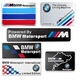 
Car logo 12357 series M435M6X1356 rear tail logo Motorcycle M decorative metal car logo Rear label A model 120*26MM